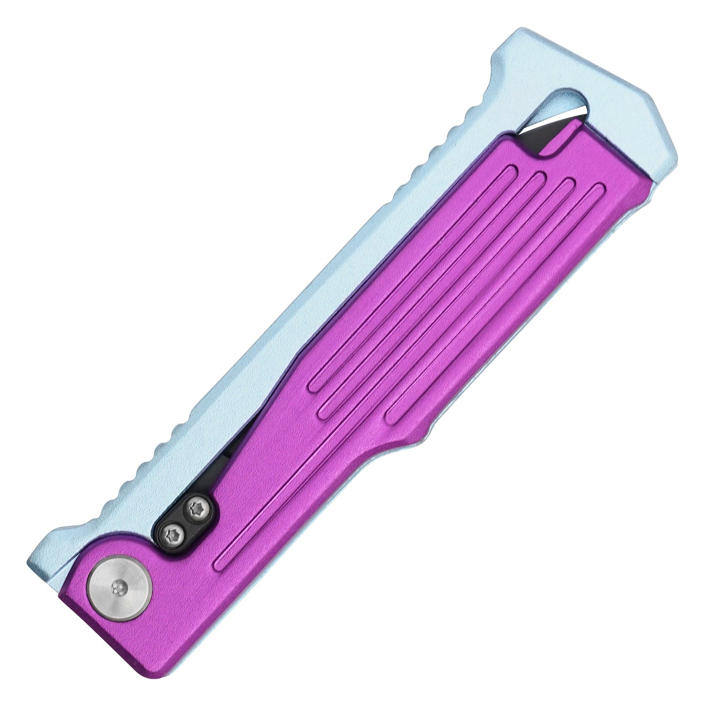 7.5" 2-Tone Purple & Blue | Gravity Pocket Knife