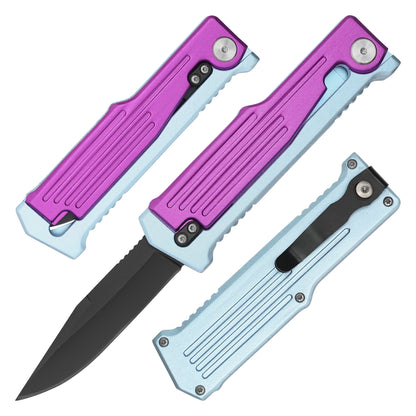 7.5" 2-Tone Purple & Blue | Gravity Pocket Knife