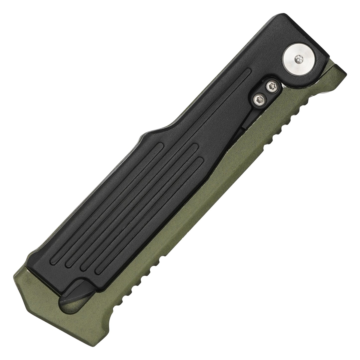 7.5" 2-Tone Black & Green | Gravity Pocket Knife