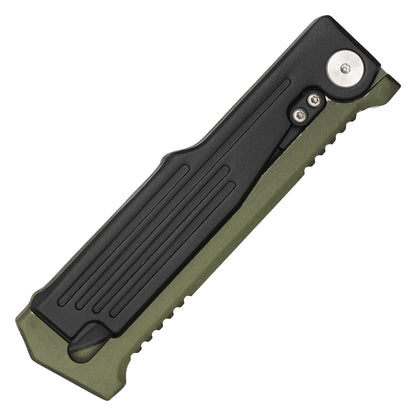 7.5" 2-Tone Black & Green | Gravity Pocket Knife