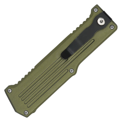 7.5" 2-Tone Black & Green | Gravity Pocket Knife