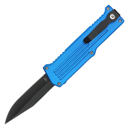 7.5" 2-Tone Red & Blue | Gravity Pocket Knife