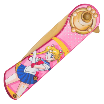 Sailor Moon - 8” Pink & Gold | Spring Assisted Pocket Knife