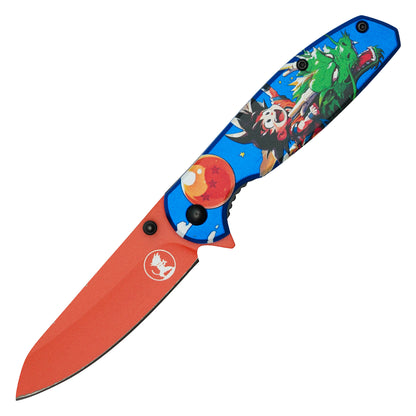 Dragon Ball Z - 7.5” Son Goku | Spring Assisted Pocket Knife