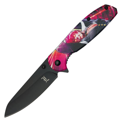 The King of Fighters - 7.5” Iori Yagami | Spring Assisted Pocket Knife