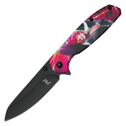 The King of Fighters - 7.5” Iori Yagami | Spring Assisted Pocket Knife