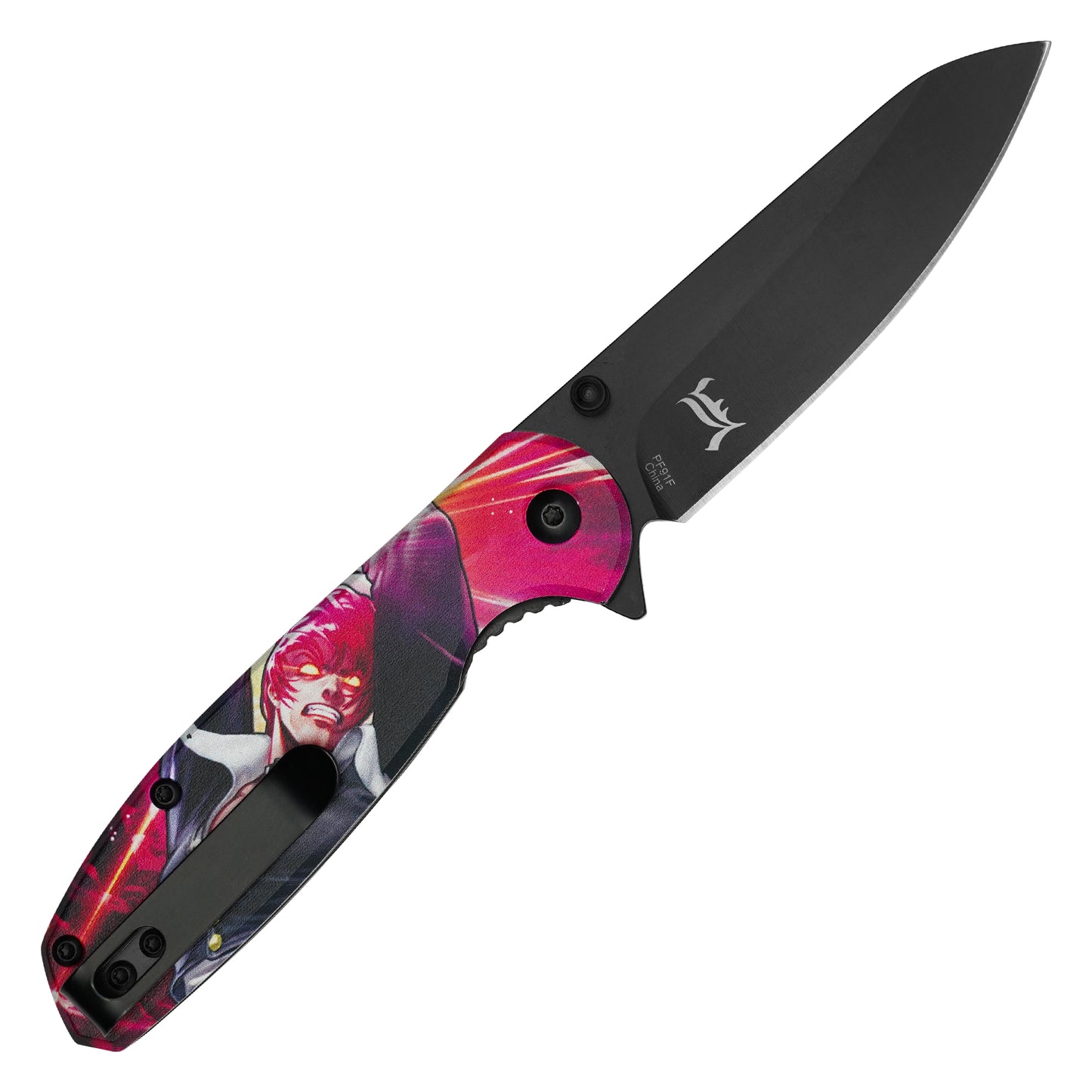 The King of Fighters - 7.5” Iori Yagami | Spring Assisted Pocket Knife