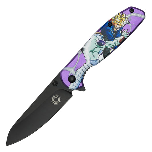 Dragon Ball Z - 7.5” Future Trunks vs. Frieza | Spring Assisted Pocket Knife