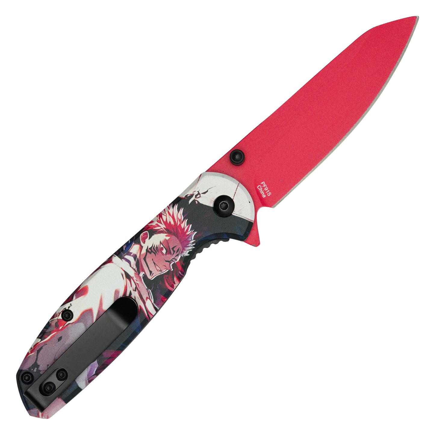 Jujutsu Kaisen - 7.5” Sukuna | Spring Assisted Pocket Knife