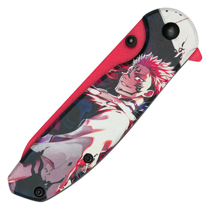 Jujutsu Kaisen - 7.5” Sukuna | Spring Assisted Pocket Knife