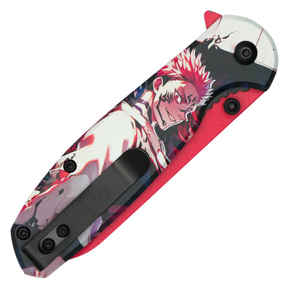 Jujutsu Kaisen - 7.5” Sukuna | Spring Assisted Pocket Knife