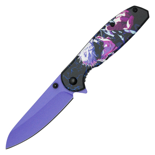 Jujutsu Kaisen - 7.5” Satoru Gojo | Spring Assisted Pocket Knife