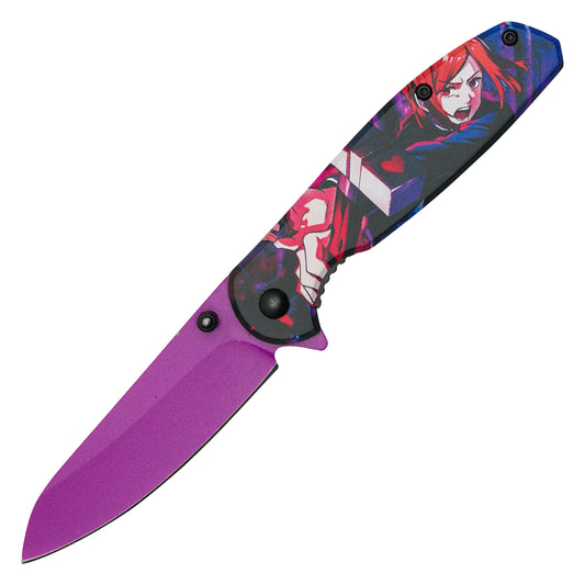 Jujutsu Kaisen - 7.5” Nobara Kugisaki | Spring Assisted Pocket Knife