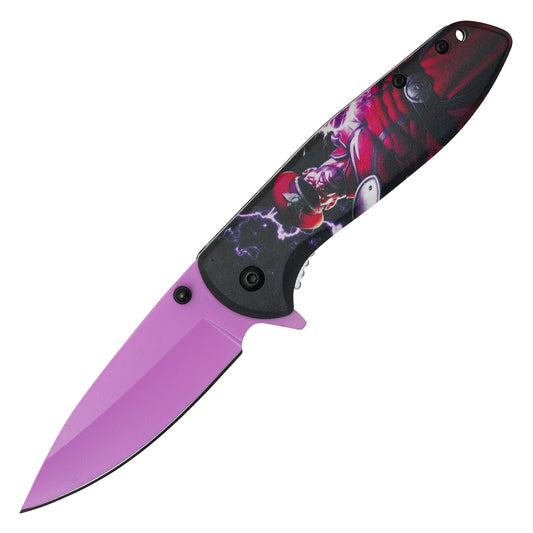 Street Fighter - 7.75" M. Bison | Spring Assisted Pocket Knife
