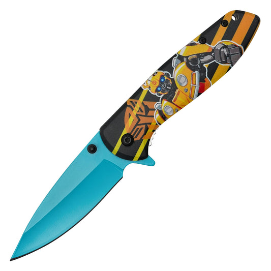 Transformers - 7.75" Bumblebee | Spring Assisted Pocket Knife