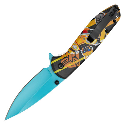Transformers - 7.75" Bumblebee | Spring Assisted Pocket Knife