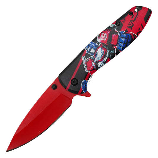 Transformers - 7.75" Optimus Prime | Spring Assisted Pocket Knife