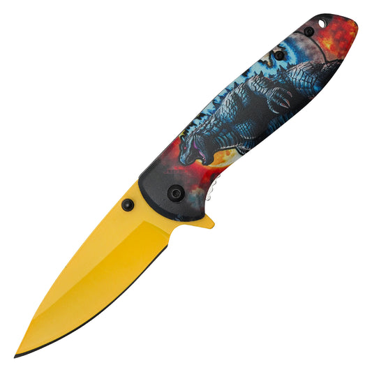 Godzilla - 7.75" King of the Monsters | Spring Assisted Pocket Knife