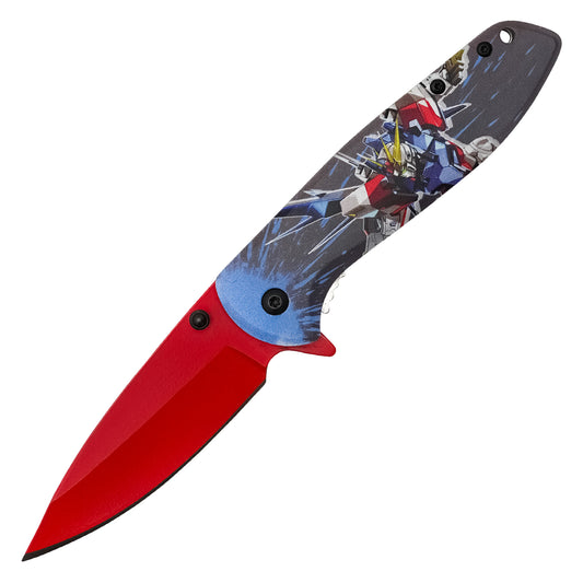 Mobile Suit Gundam - 7.75" GAT-X105B Build Strike Gundam | Spring Assisted Pocket Knife