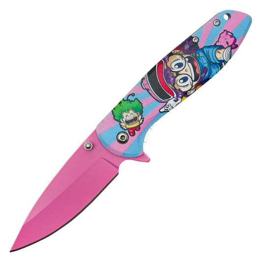 Dr. Slump - 7.75" Arale Norimaki | Spring Assisted Pocket Knife