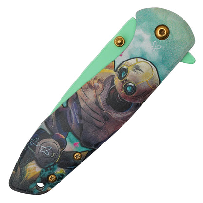 The Wild Robot - 7.75" Roz | Spring Assisted Pocket Knife