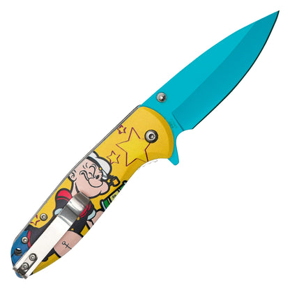 Popeye the Sailor Man - 7.5” Popeye Power | Spring Assisted Pocket Knife