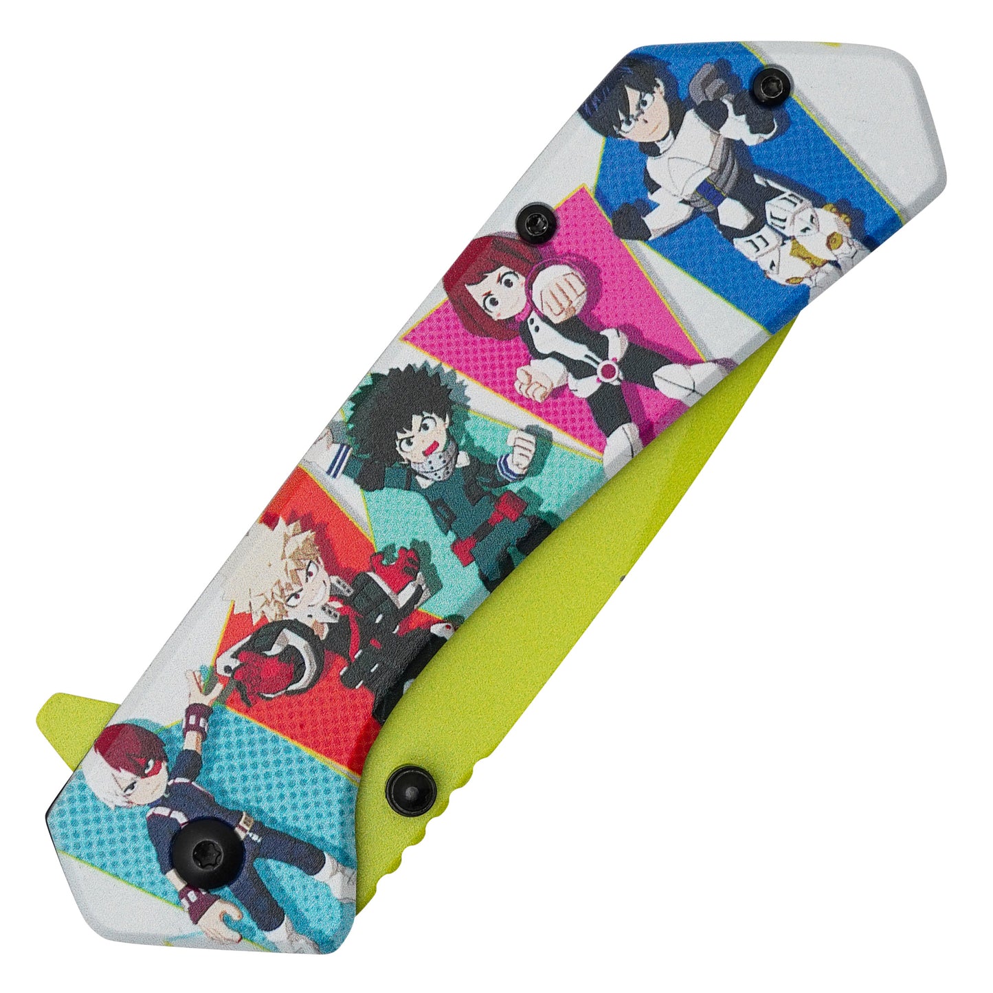 My Hero Academia - 7.75" Lime Green Class 1-A | Spring Assisted Pocket Knife