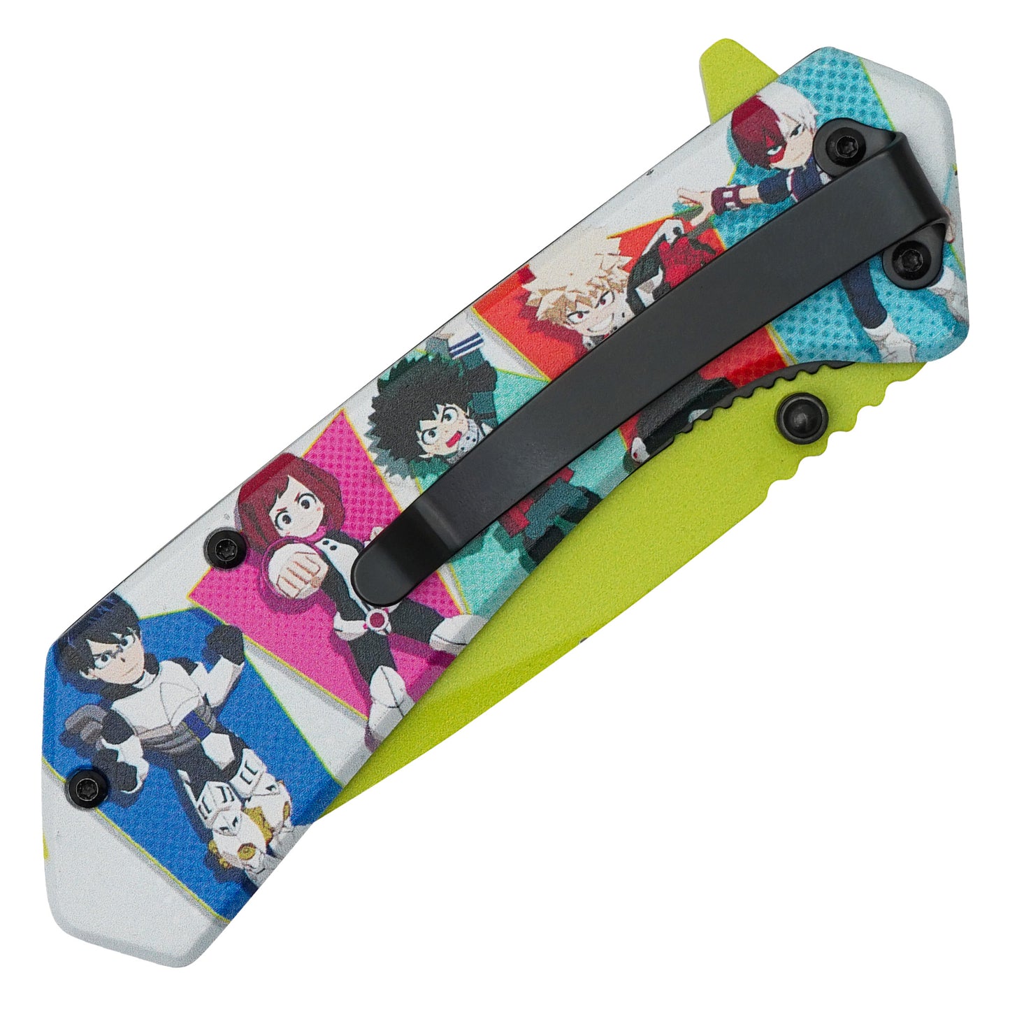 My Hero Academia - 7.75" Lime Green Class 1-A | Spring Assisted Pocket Knife