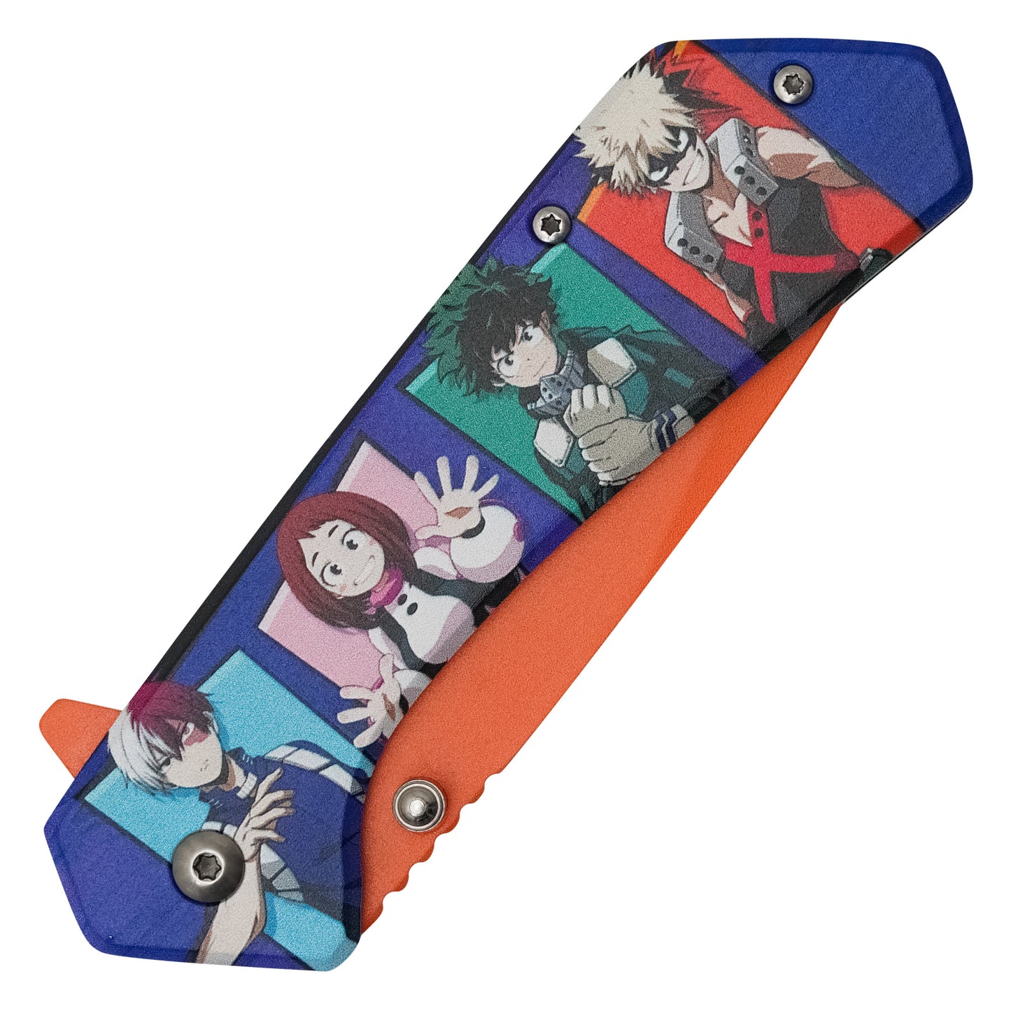 My Hero Academia - 7.75" Orange & Blue Class 1A | Spring Assisted Pocket Knife