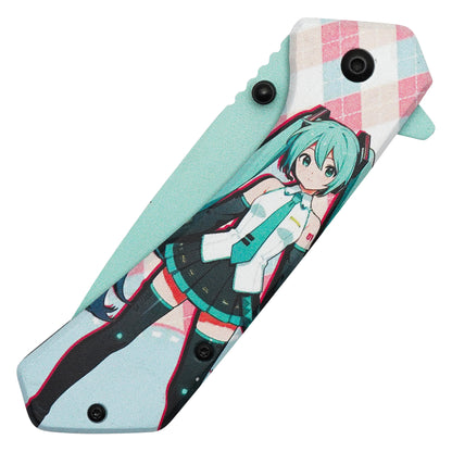Hatsune Miku – 7.75" Miku | Spring Assisted Pocket Knife