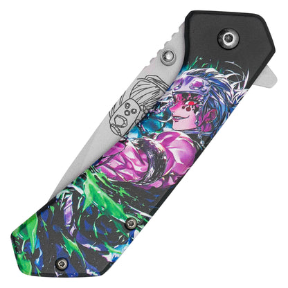 Demon Slayer: Kimetsu no Yaiba – 7.75" Tengen | Spring Assisted Pocket Knife