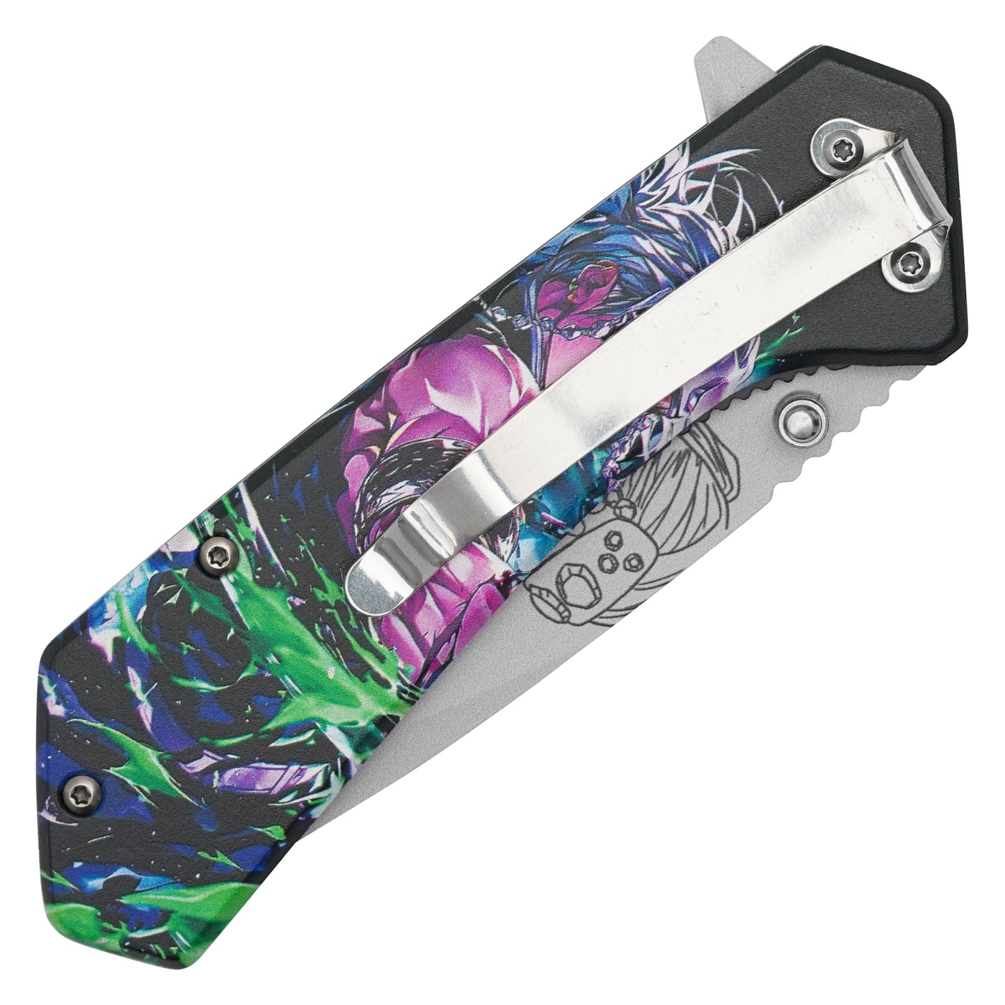 Demon Slayer: Kimetsu no Yaiba – 7.75" Tengen | Spring Assisted Pocket Knife