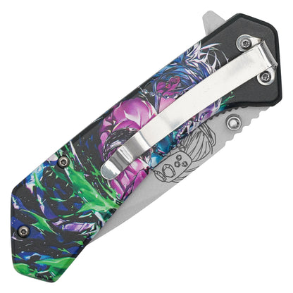 Demon Slayer: Kimetsu no Yaiba – 7.75" Tengen | Spring Assisted Pocket Knife