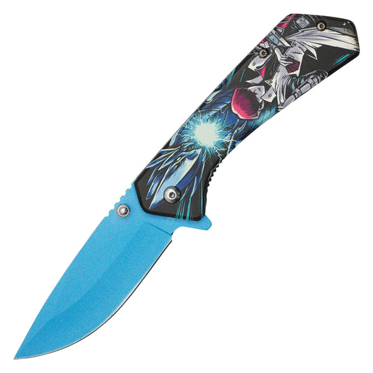 Yu-Gi-Oh! – 7.75" Seto Kaiba | Spring Assisted Pocket Knife