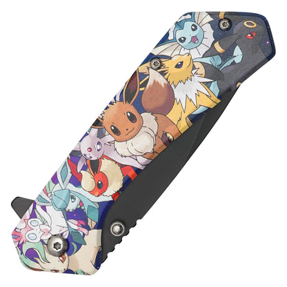 Pokémon – 7.75" Eevee Evolutions | Spring Assisted Pocket Knife