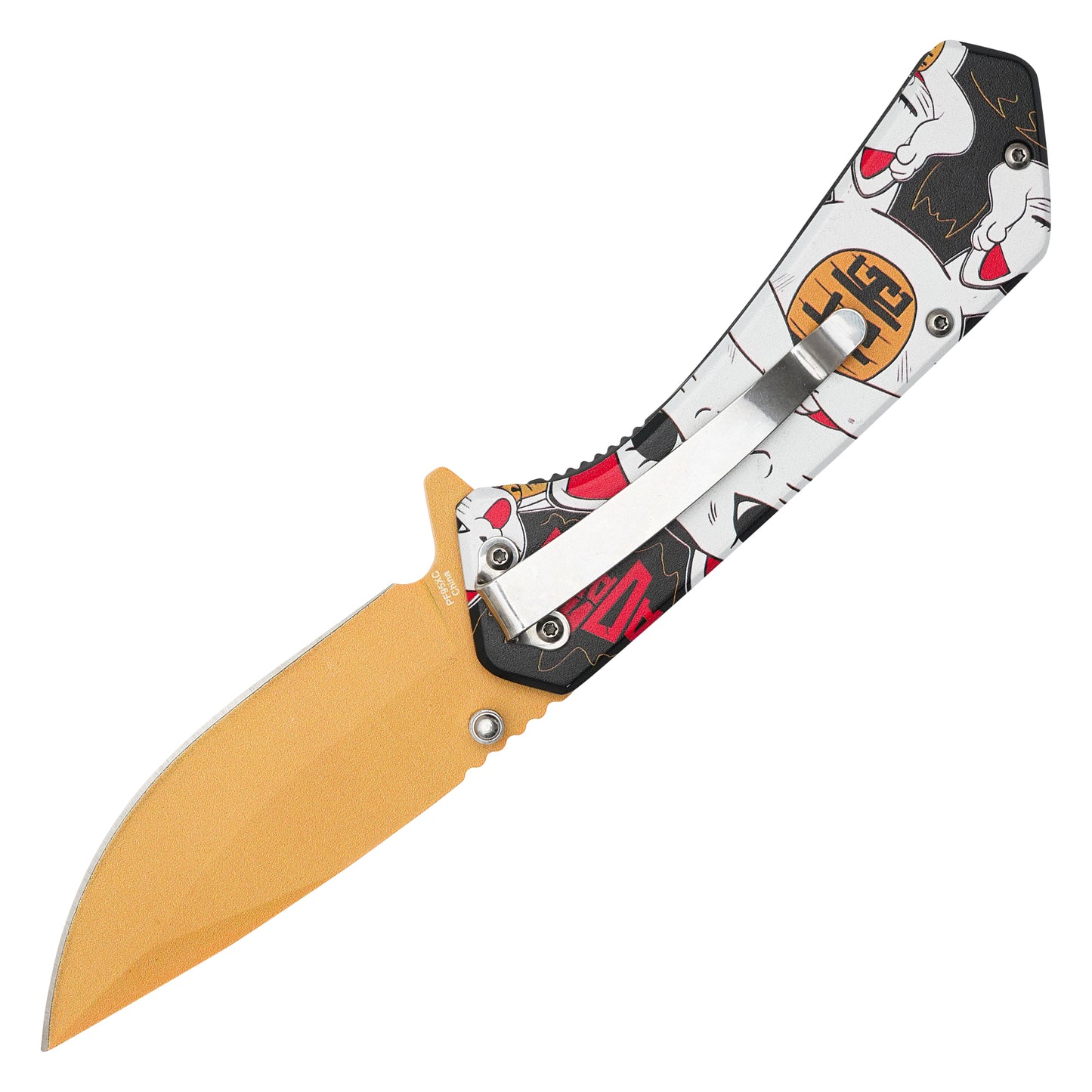 Dandadan - 7.75" Lucky Cat (Turbo Granny) | Spring Assisted Pocket Knife