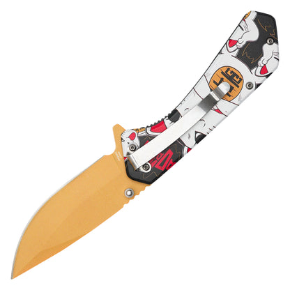 Dandadan - 7.75" Lucky Cat (Turbo Granny) | Spring Assisted Pocket Knife