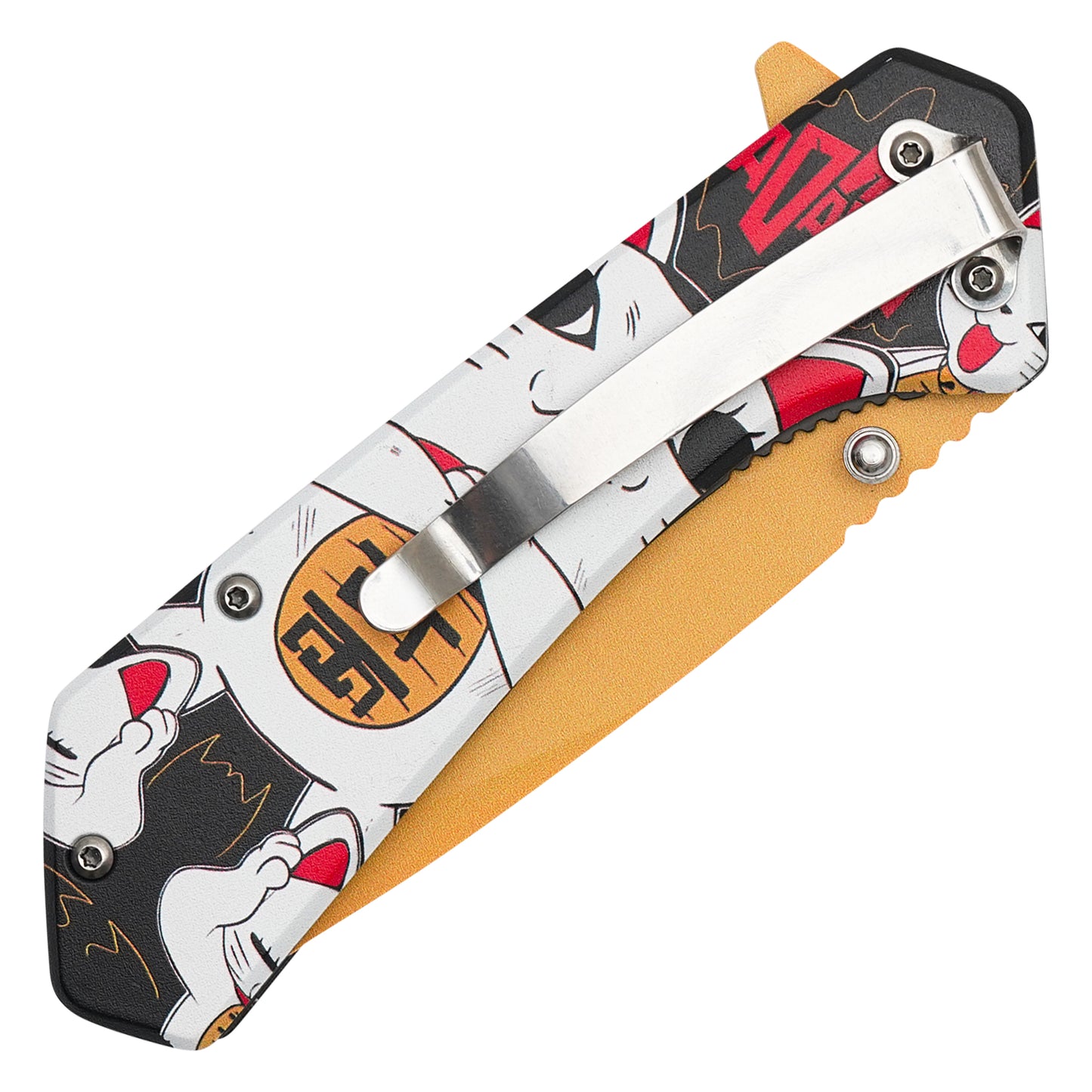 Dandadan - 7.75" Lucky Cat (Turbo Granny) | Spring Assisted Pocket Knife