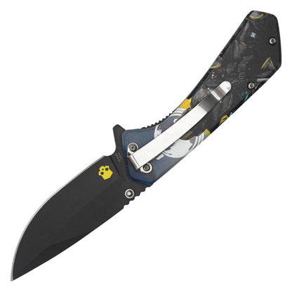 Helldivers 2 - 7.75" Super Earth Armed Forces | Spring Assisted Pocket Knife