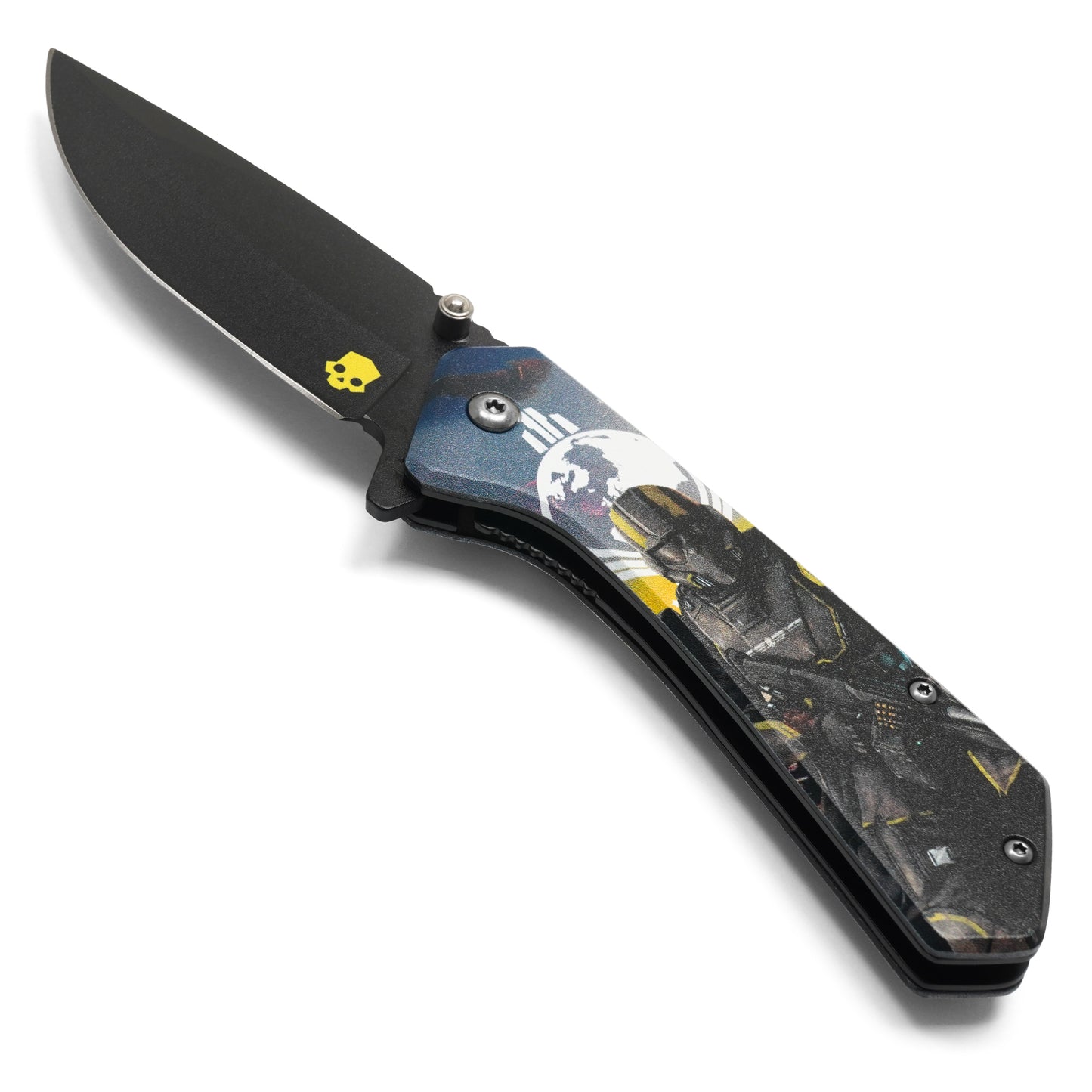 Helldivers 2 - 7.75" Super Earth Armed Forces | Spring Assisted Pocket Knife