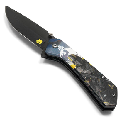 Helldivers 2 - 7.75" Super Earth Armed Forces | Spring Assisted Pocket Knife