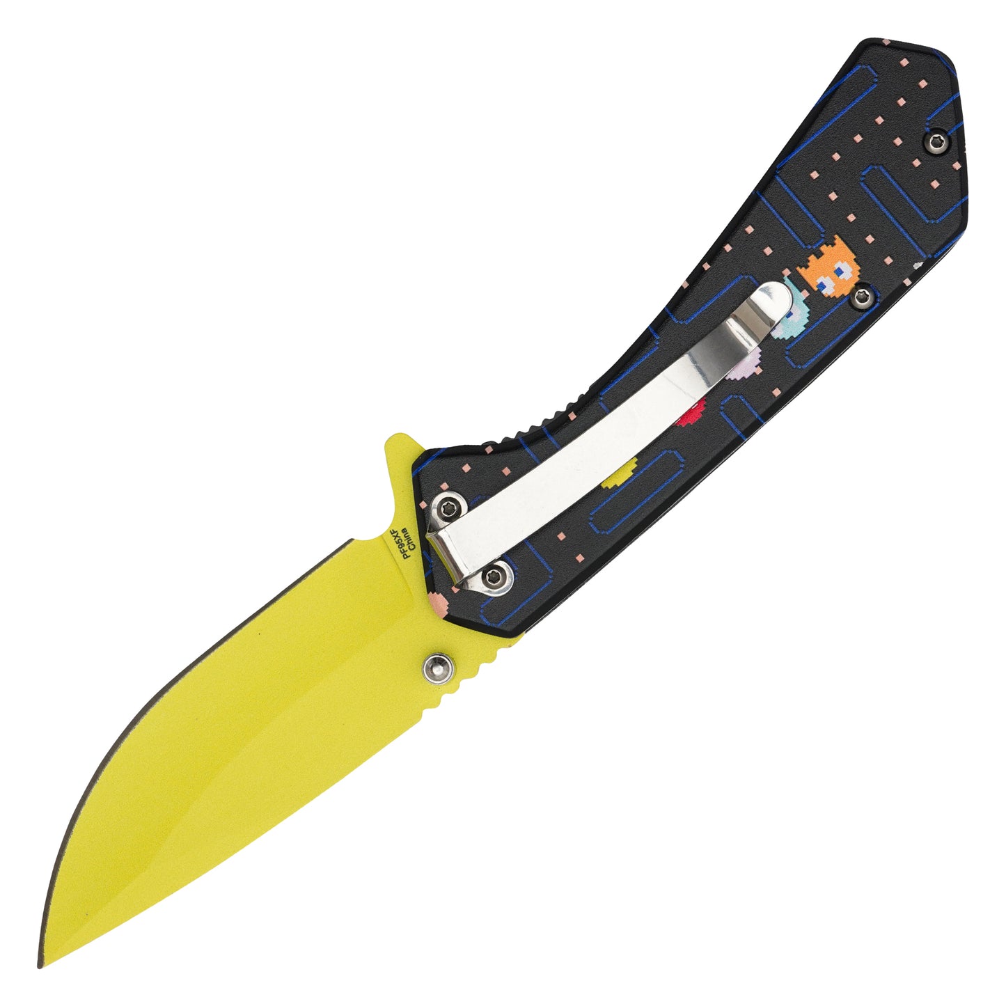 Pac-Man - 7.75" Maze Arcade | Spring Assisted Pocket Knife