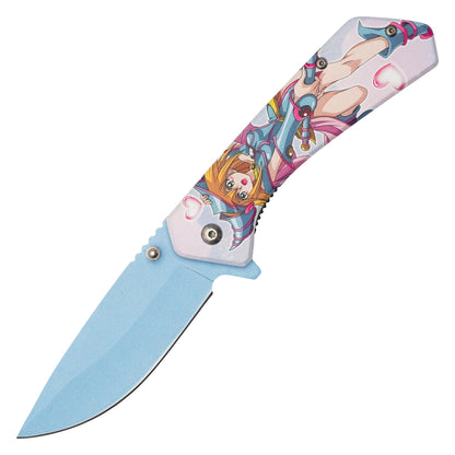 Yu-Gi-Oh! - 7.75" Magician Girl | Spring Assisted Pocket Knife