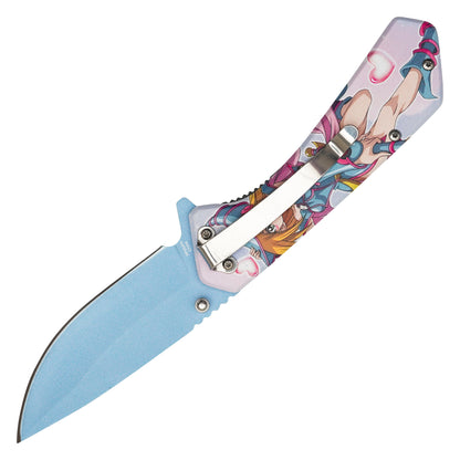 Yu-Gi-Oh! - 7.75" Magician Girl | Spring Assisted Pocket Knife