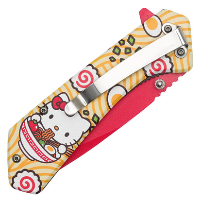 Hello Kitty - 7.75" Ramen Kitty | Spring Assisted Pocket Knife