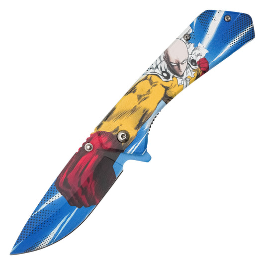 One Punch Man - 7.75" Saitama’s Punch | Spring Assisted Pocket Knife