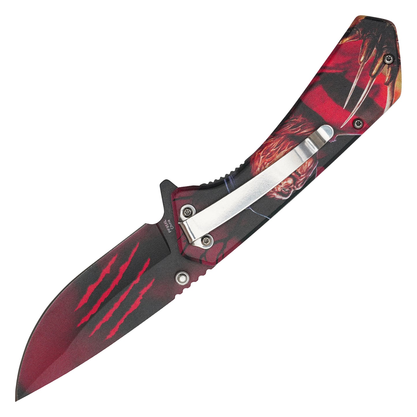A Nightmare on Elm Street - 7.75" Freddy Krueger | Spring Assisted Pocket Knife
