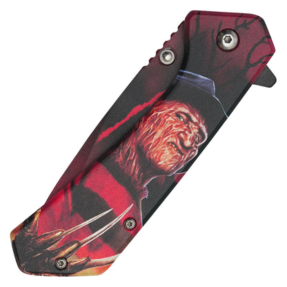 A Nightmare on Elm Street - 7.75" Freddy Krueger | Spring Assisted Pocket Knife