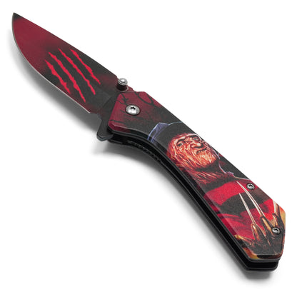 A Nightmare on Elm Street - 7.75" Freddy Krueger | Spring Assisted Pocket Knife
