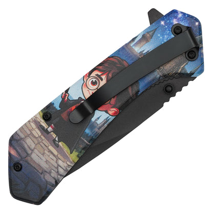 Harry Potter - 7.75" Toon Harry | Spring Assisted Pocket Knife